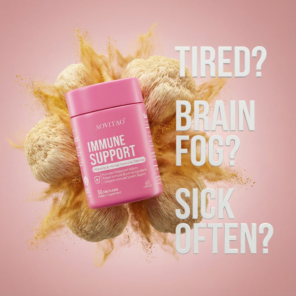 10-in-1 Mushroom Complex | Focus, Energy & Immune Defense (30-Day Supply)