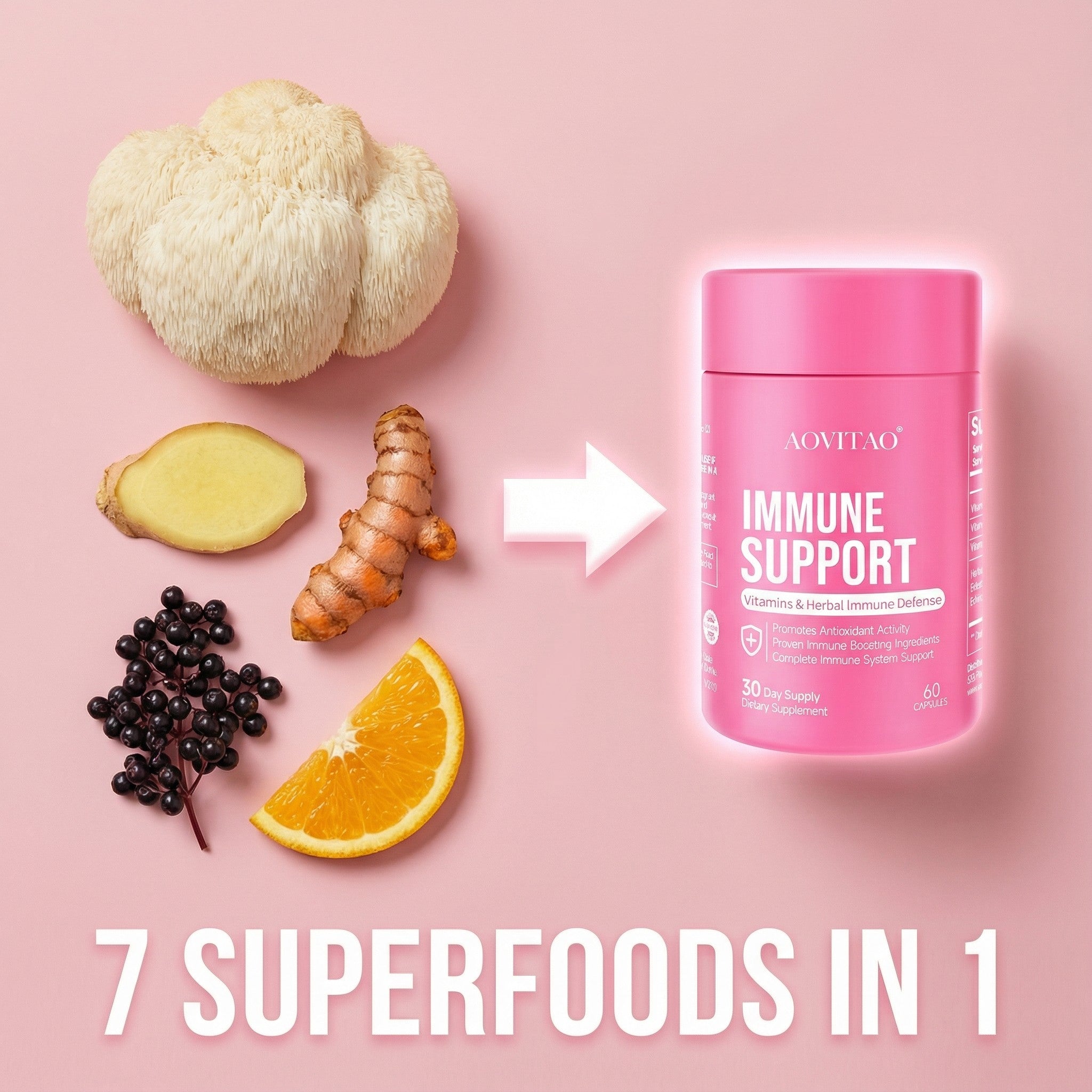 10-in-1 Mushroom Complex | Focus, Energy & Immune Defense (30-Day Supply)