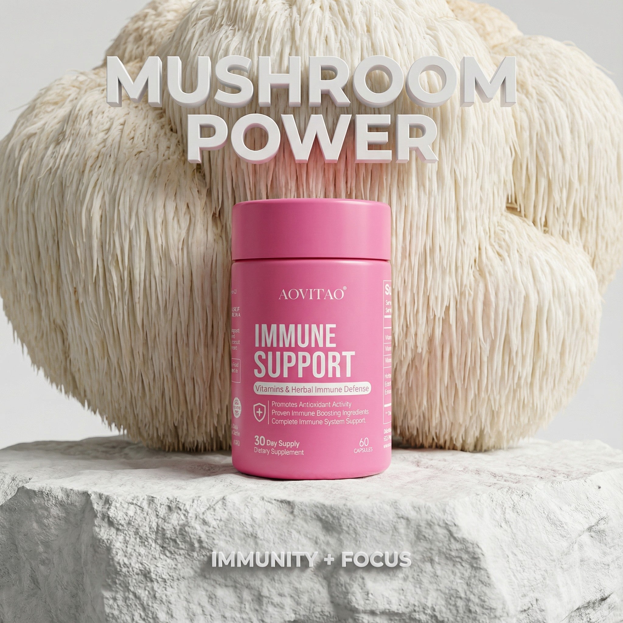 10-in-1 Mushroom Complex | Focus, Energy & Immune Defense (30-Day Supply)