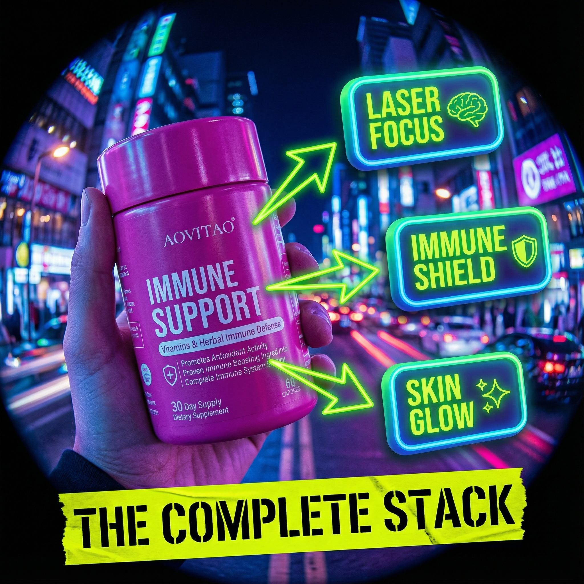 10-in-1 Mushroom Complex | Focus, Energy & Immune Defense (30-Day Supply)